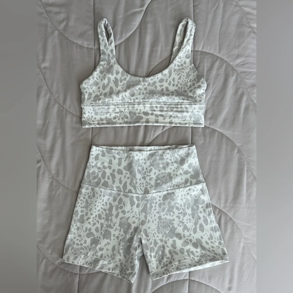 Lululemon Align Set (Cheetah Camo Antique White Multi) - Picture 2 of 6